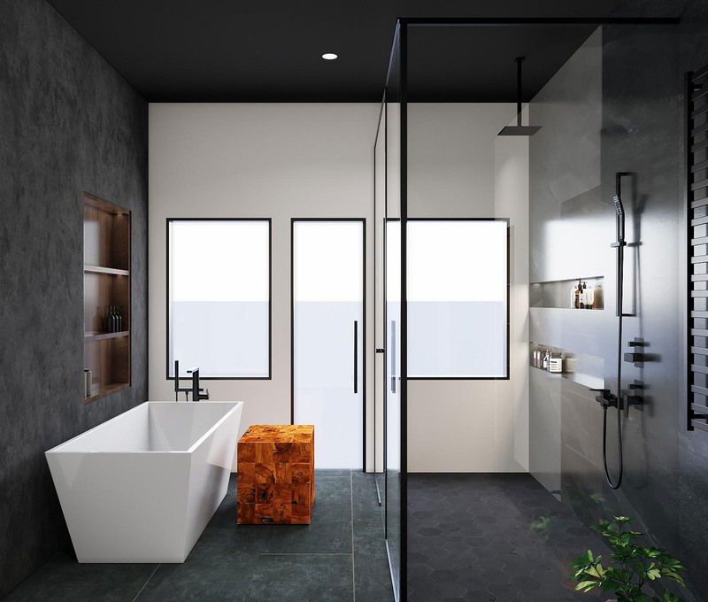Online Designer Bathroom 3D Model 3