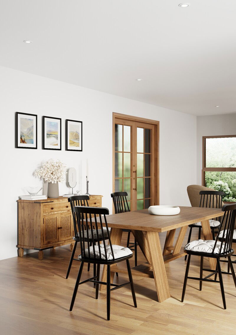 Online Designer Combined Living/Dining 3D Model 6
