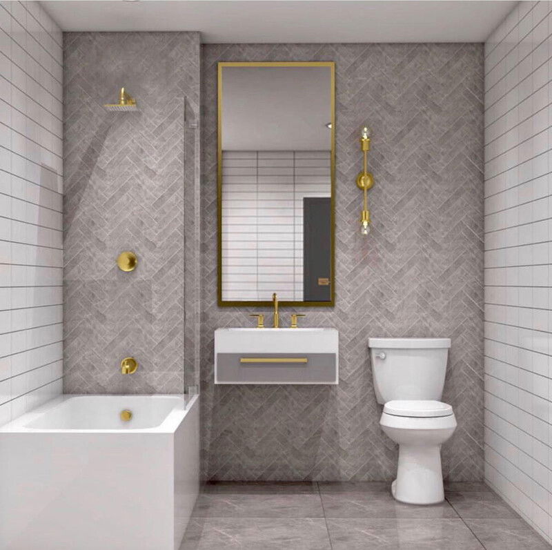 Online Designer Bathroom 3D Model 1