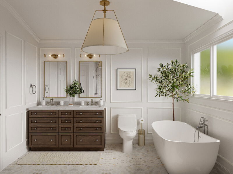 Online Designer Bathroom 3D Model 2