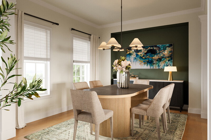 Online Designer Dining Room 3D Model 3