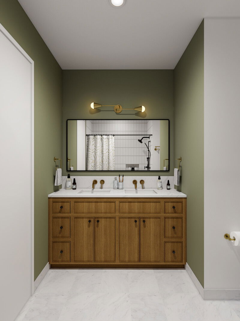 Online Designer Bathroom 3D Model 3