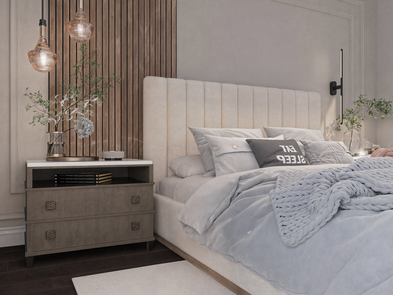 Online Designer Bedroom 3D Model 2