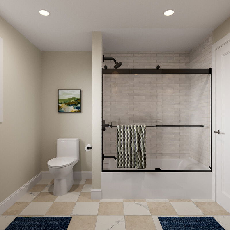 Online Designer Bathroom 3D Model 3