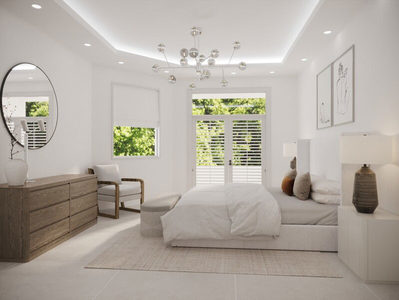 Online Designer Bedroom 3D Model 1