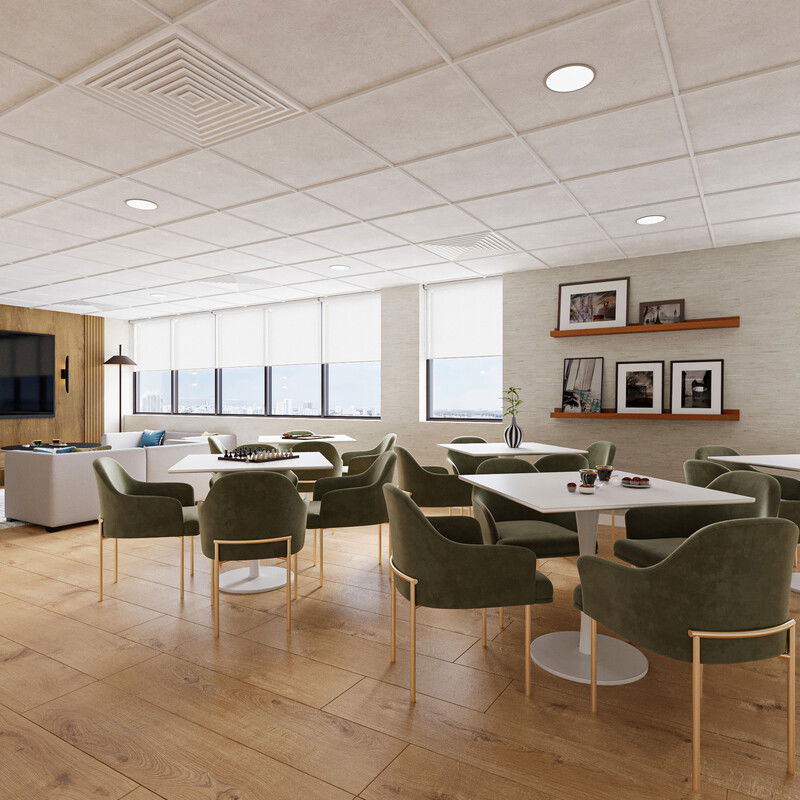 Online Designer Combined Living/Dining 3D Model thumbnail6
