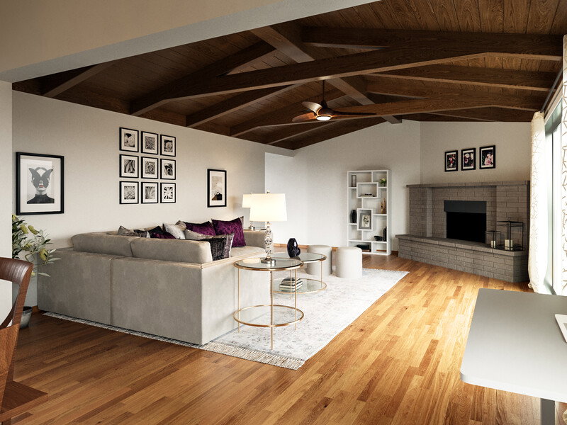 Online Designer Living Room 3D Model thumbnail2