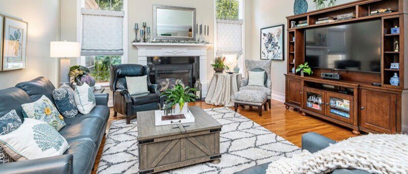 Transitional Modern Living and Dining Room T... | Decorilla