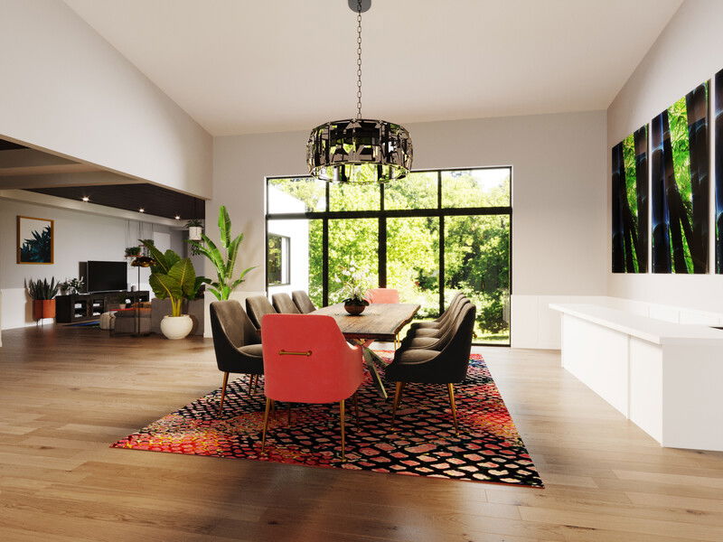 Modelo 3D de Sala de Estar del Diseñador en Línea 5