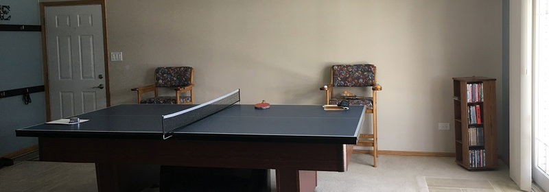Sleek and Modern Game Room Design- Before Photo