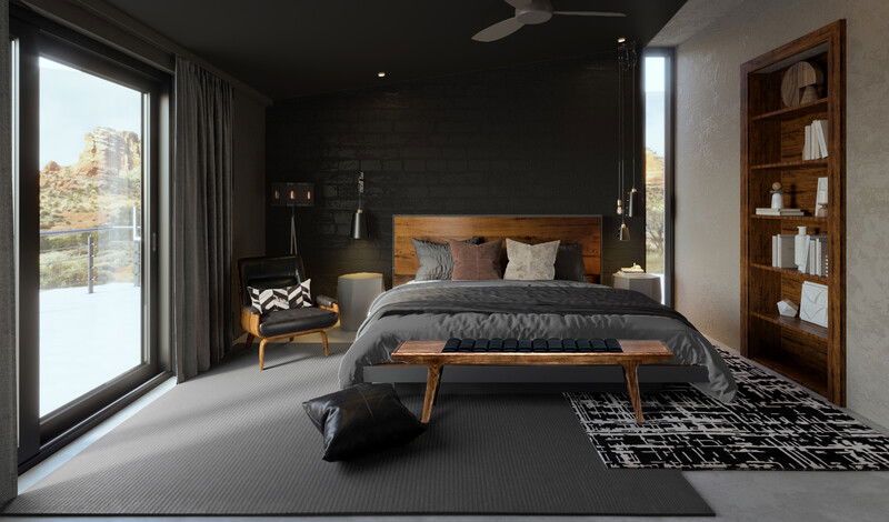 Online Designer Bedroom 3D Model 1