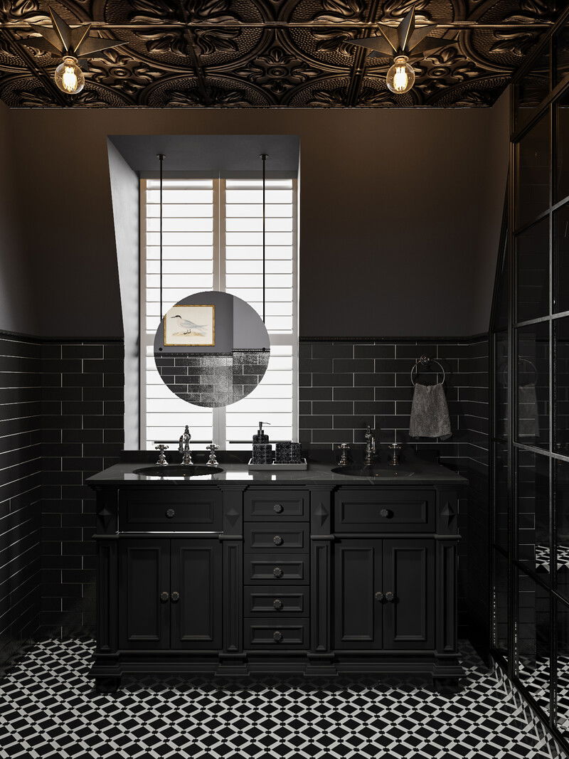 Modelo 3D de Baño por Diseñador Online 1