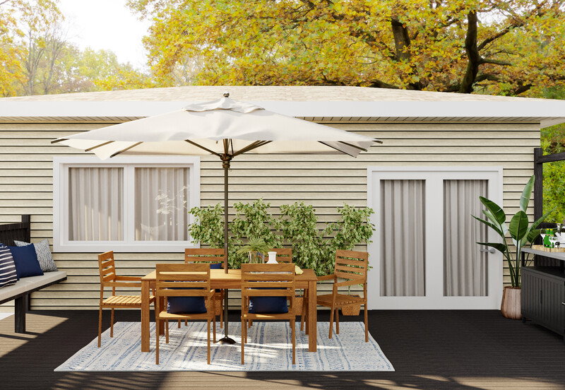 Online Designer Patio 3D Model thumbnail3