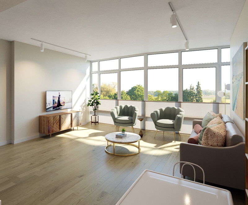 Online Designer Combined Living/Dining 3D Model 11