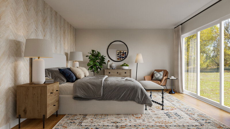 Online Designer Bedroom 3D Model 2