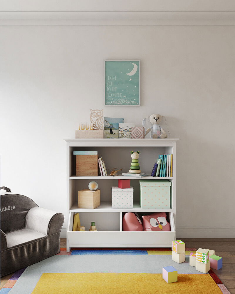 Modelo 3D de Dormitorio del Diseñador en Línea 3
