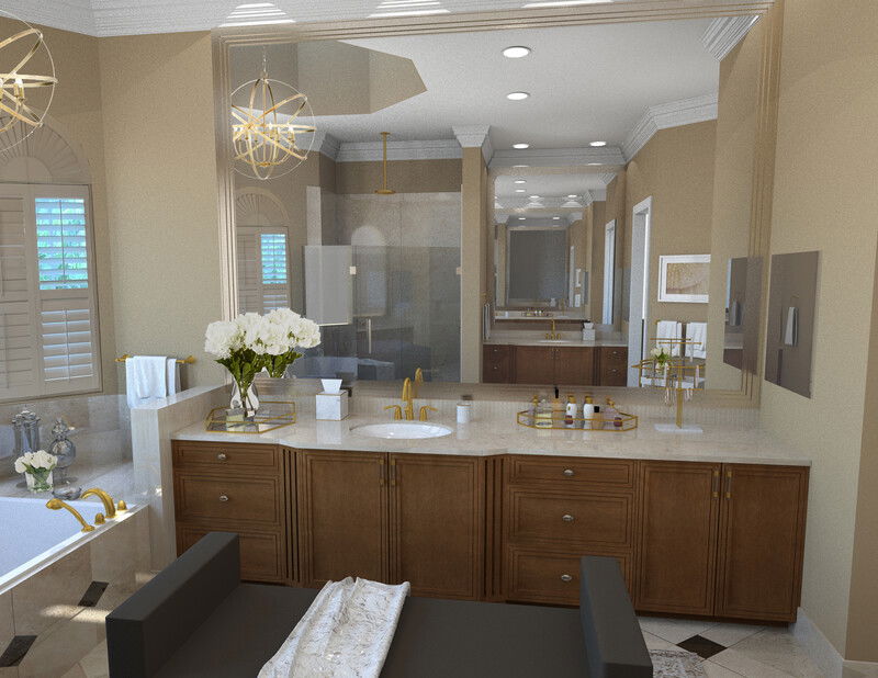 Online Designer Bathroom 3D Model 4