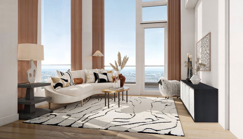 Modelo 3D Combinado Sala/Comedor Diseñador Online 7