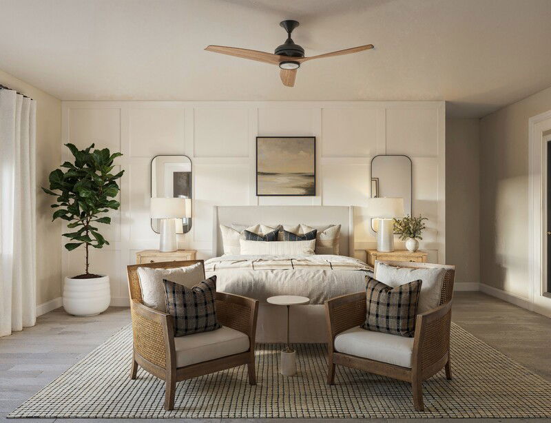 Online Designer Bedroom 3D Model 3