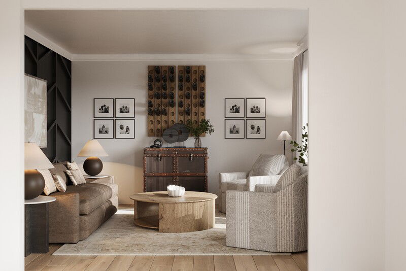 Online Designer Living Room 3D Model 2