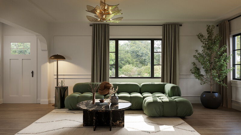 Online Designer Living Room 3D Model 4