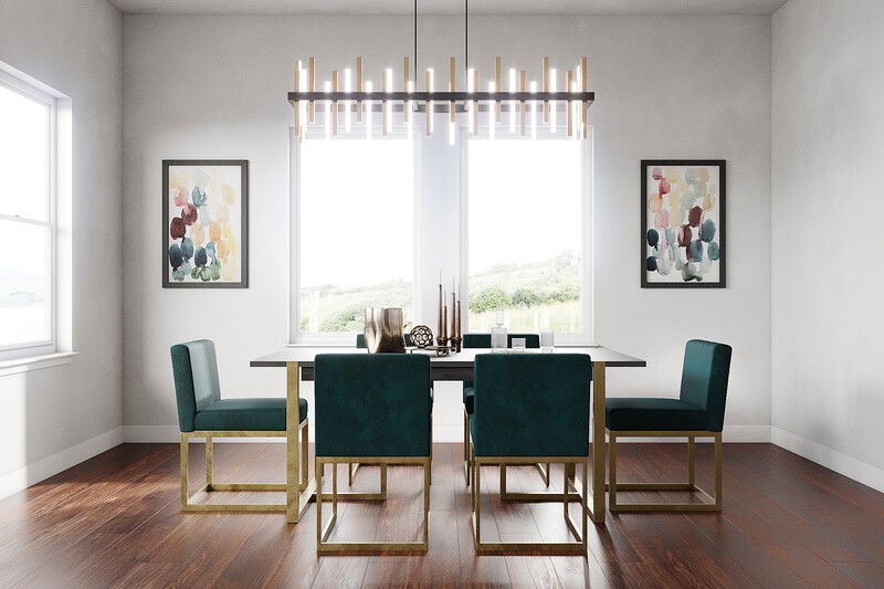 Online Designer Dining Room 3D Model 3