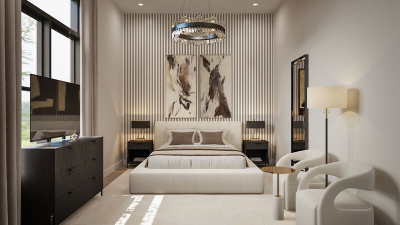 Online Designer Bedroom 3D Model 1