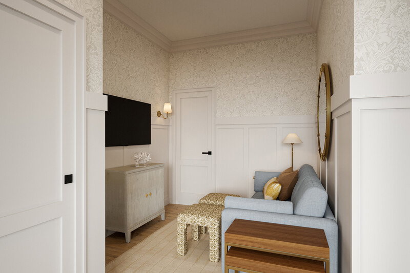 Online Designer Bedroom 3D Model thumbnail2