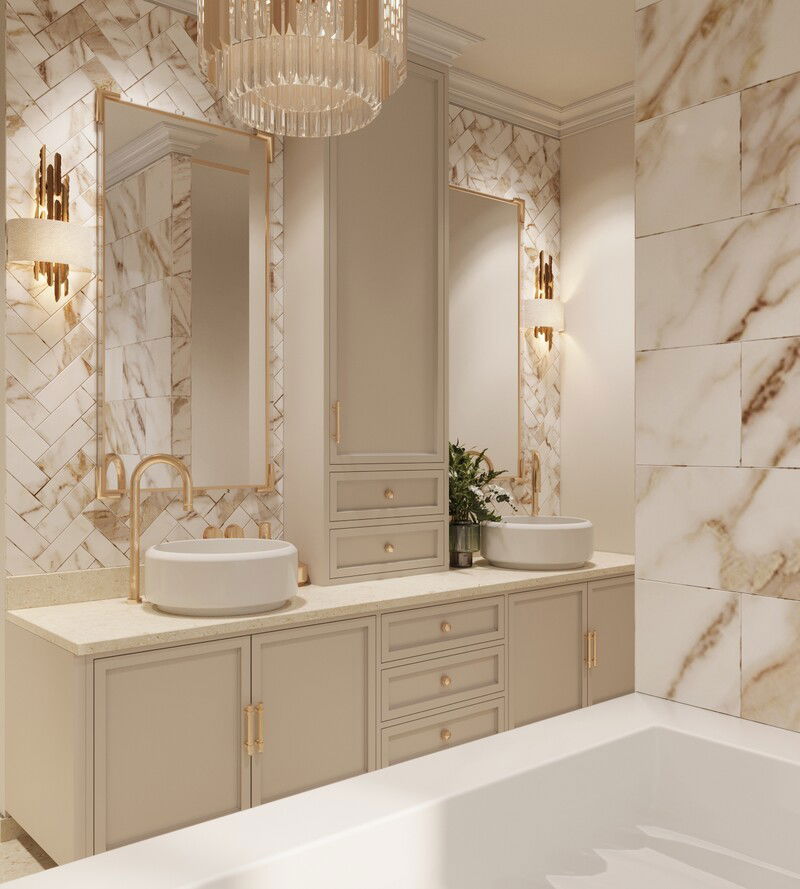 Online Designer Bathroom 3D Model 6