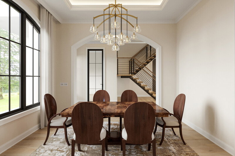 Online Designer Dining Room 3D Model 6