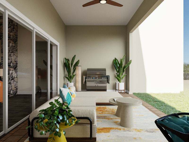 Modelo 3D de Patio de Diseñador Online 2