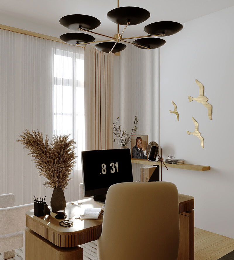 Online Designer Bedroom 3D Model 3