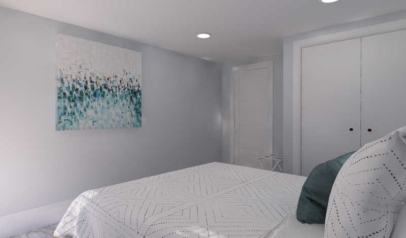 Online Designer Bedroom 3D Model 4