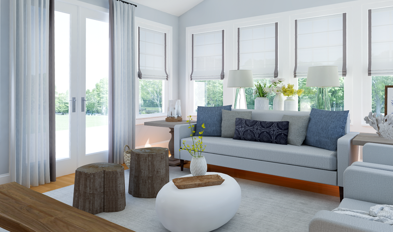 Online Designer Living Room 3D Model 3