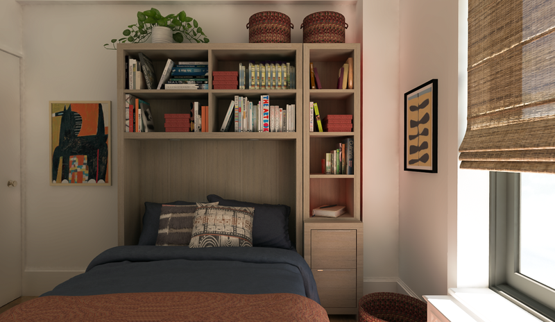 Modelo 3D de Dormitorio del Diseñador en Línea 2