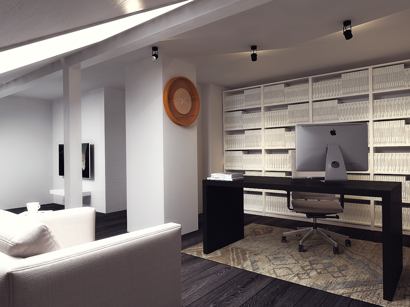 Online Designer Combined Living/Dining 3D Model 3