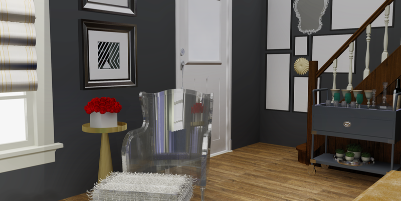 Online Designer Living Room 3D Model 2