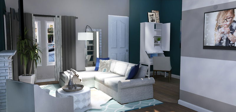 Online Designer Living Room 3D Model 1