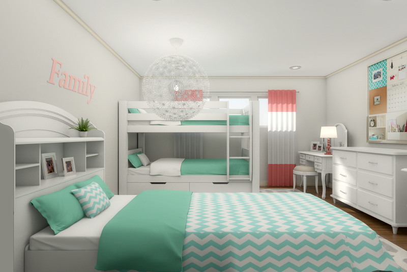 Online Designer Bedroom 3D Model 3