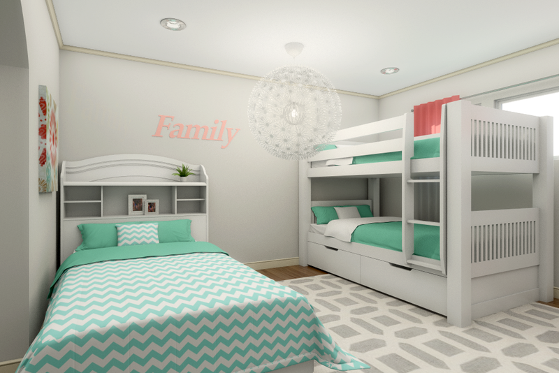 Online Designer Bedroom 3D Model 4