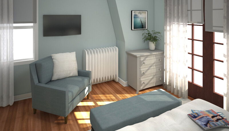 Online Designer Bedroom 3D Model 5