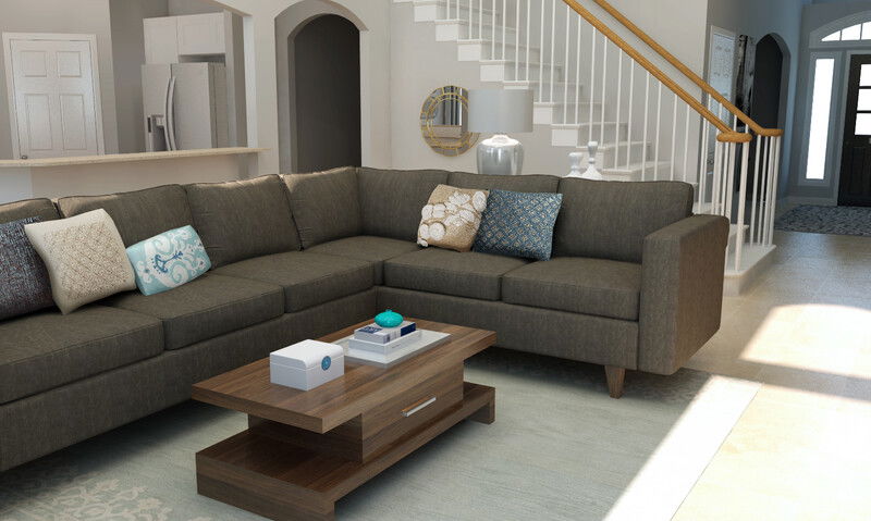 Online Designer Living Room 3D Model 3