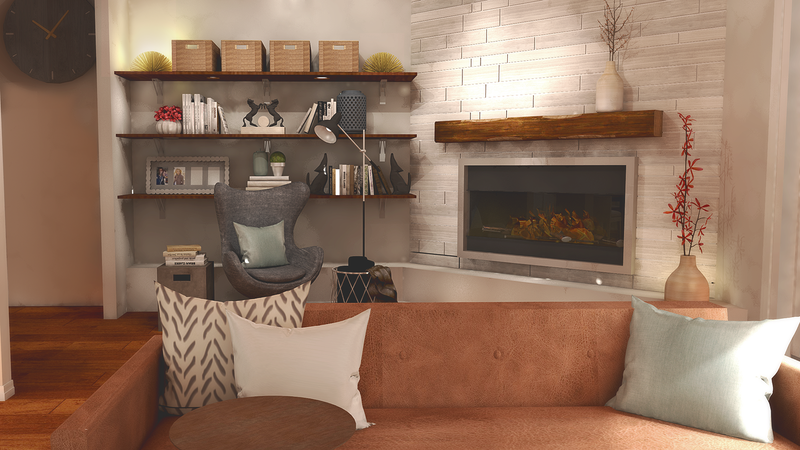 Online Designer Living Room 3D Model 1