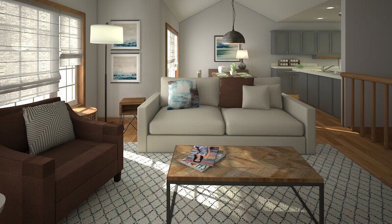 Online Designer Living Room 3D Model 4