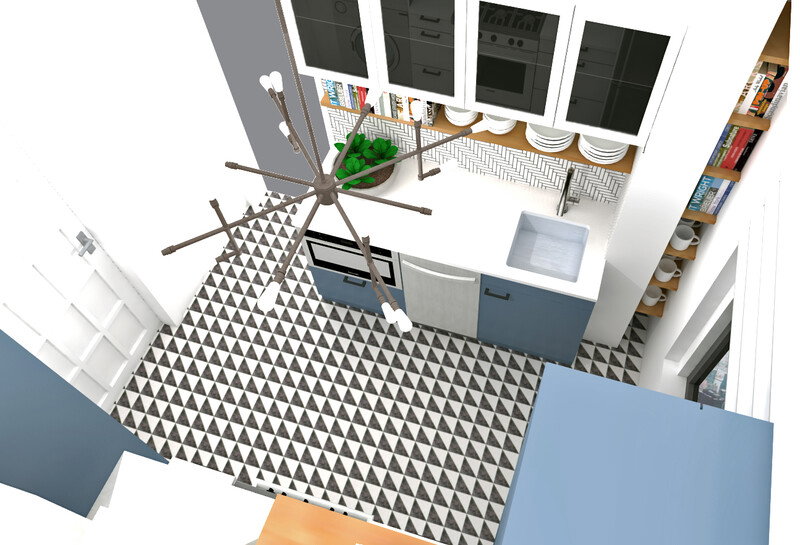 Online Designer Kitchen 3D Model thumbnail3