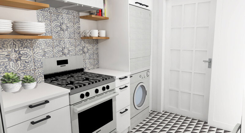 Online Designer Kitchen 3D Model thumbnail5