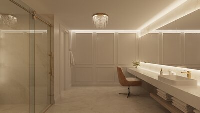 Online design Contemporary Bathroom by Erika F. thumbnail
