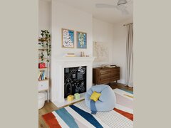 Travel Themed Kid's Room Interior Design | Decorilla