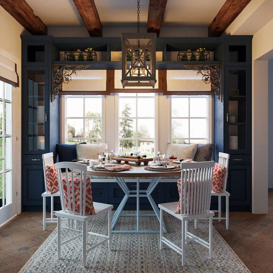 Dining Room  by Fort Myers Interior Decorators