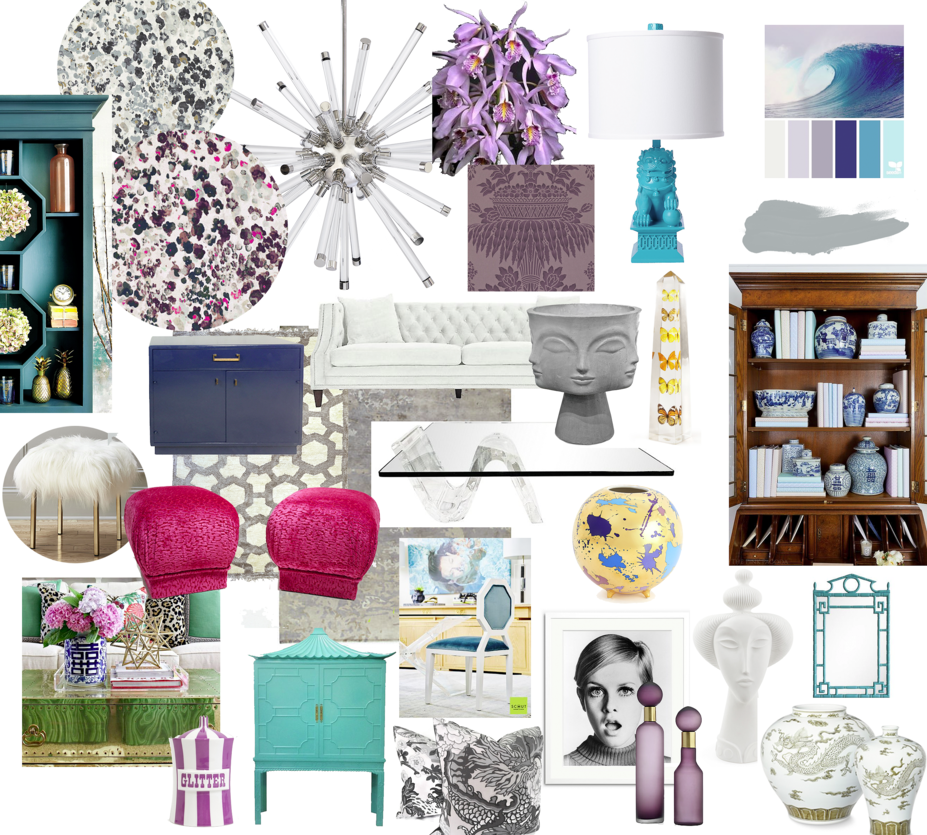 Online Designer Combined Living/Dining Interior Design Ideas